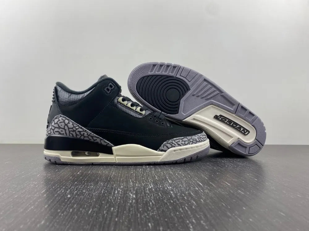 iconic Air Jordan 3 Retro Black Cement - Hình 13