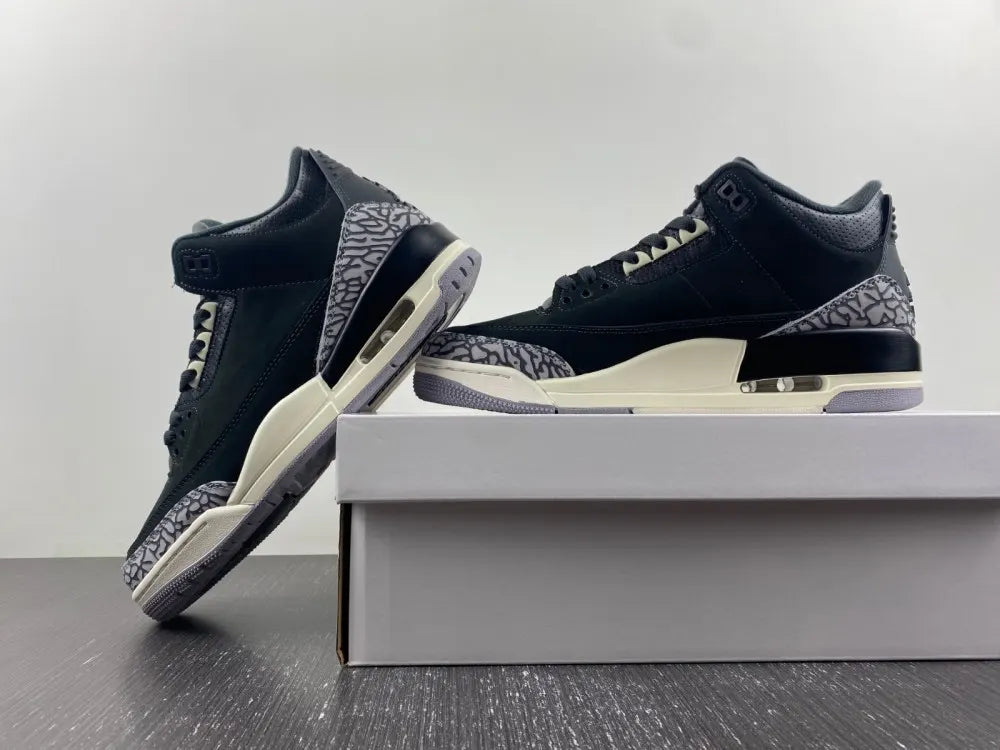 iconic Air Jordan 3 Retro Black Cement - Hình 16