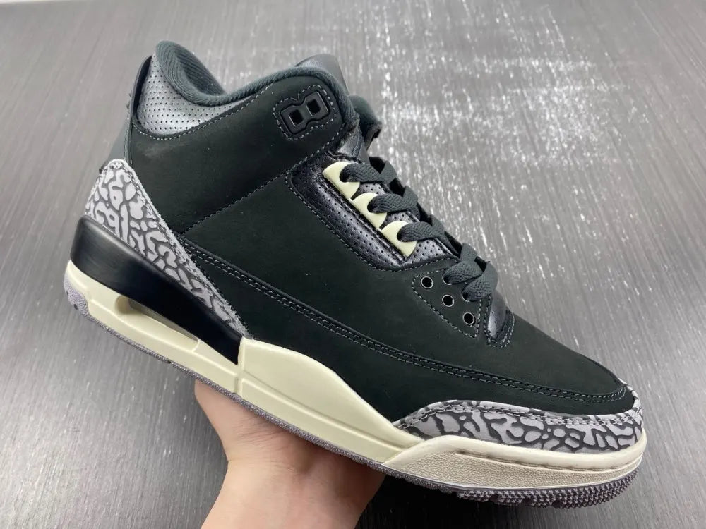 iconic Air Jordan 3 Retro Black Cement - Hình 11