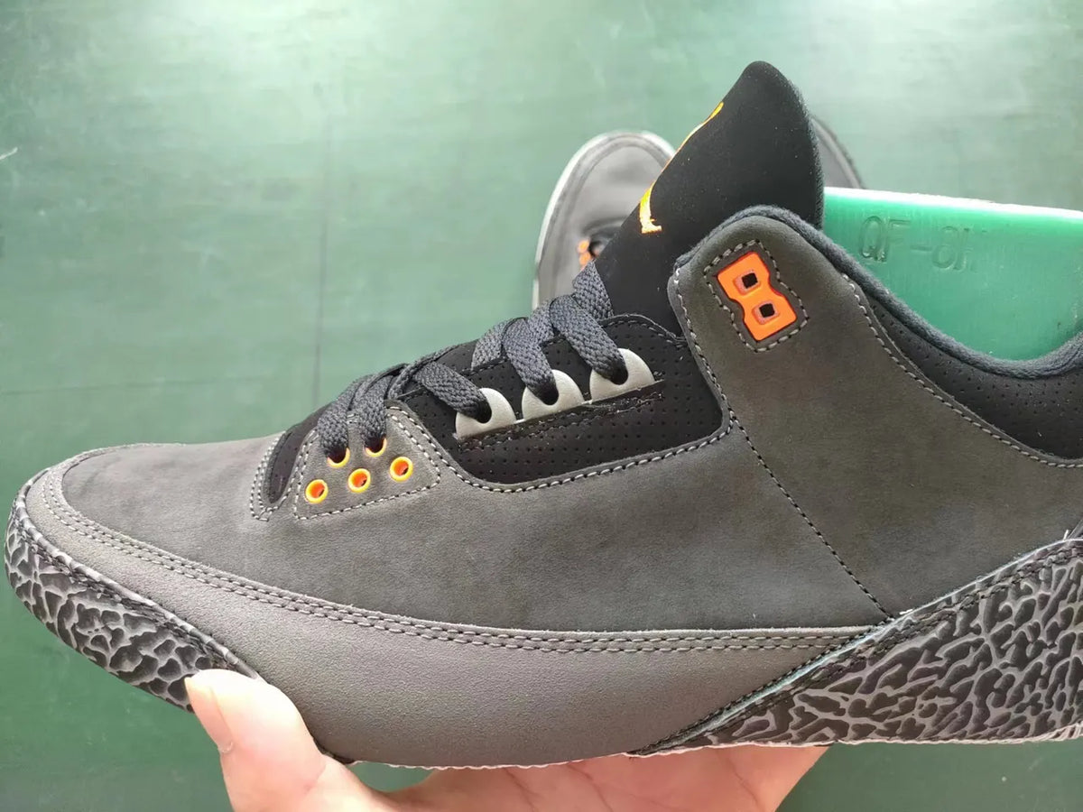 iconic Air Jordan 3 Retro Black Gold - Hình 6