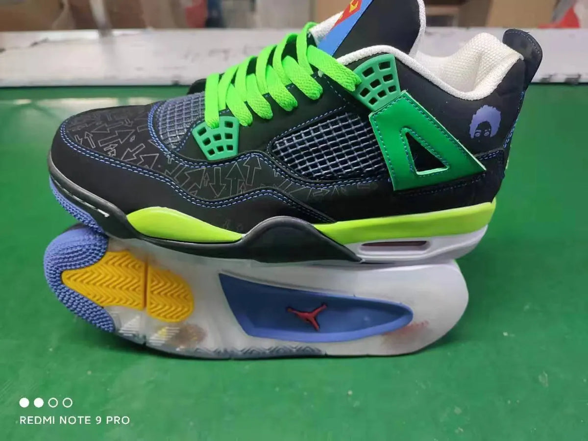 Air Jordan 4 Black Neon - Hình 3