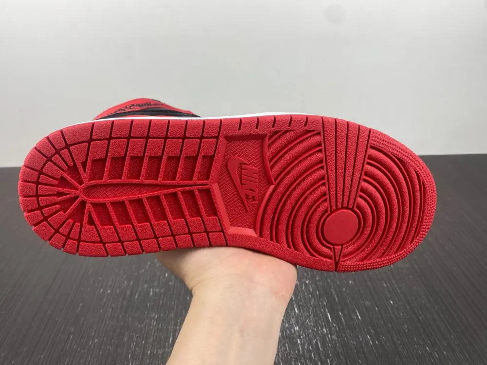 premium Air Jordan 1 Satin Red - Hình 7