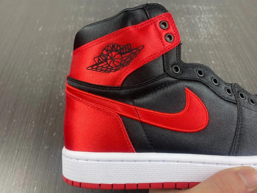 premium Air Jordan 1 Satin Red - Hình 15