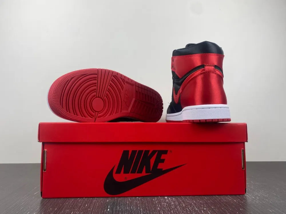 premium Air Jordan 1 Satin Red - Hình 19