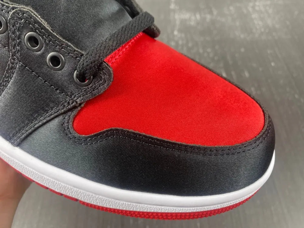 premium Air Jordan 1 Satin Red - Hình 14