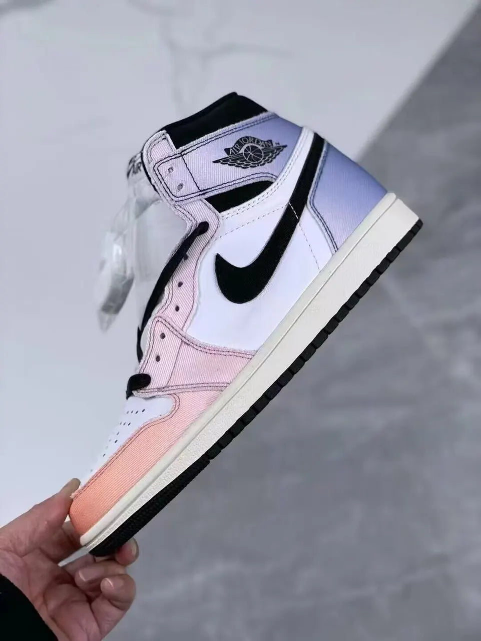 Jordan 1 White Multi - Hình 5