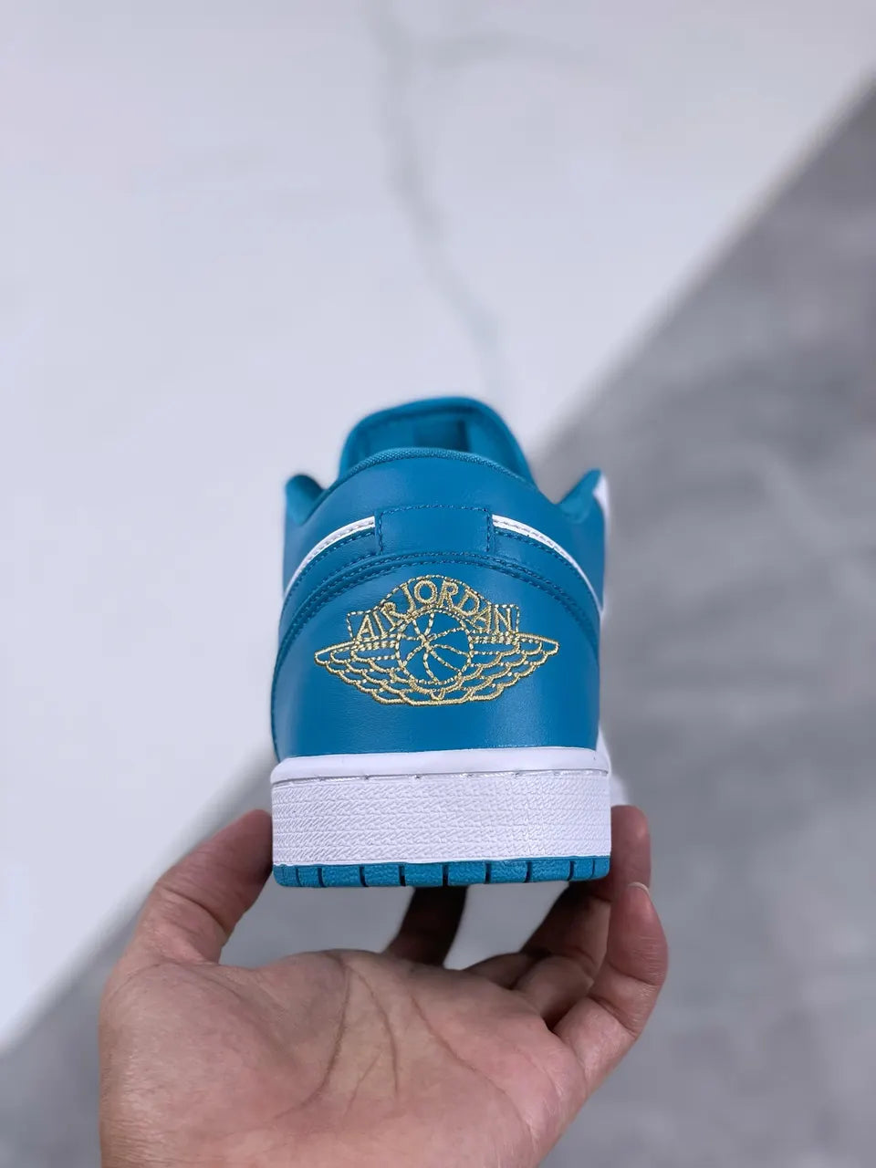 retro Air Jordan 1 Low White Teal - Hình 2