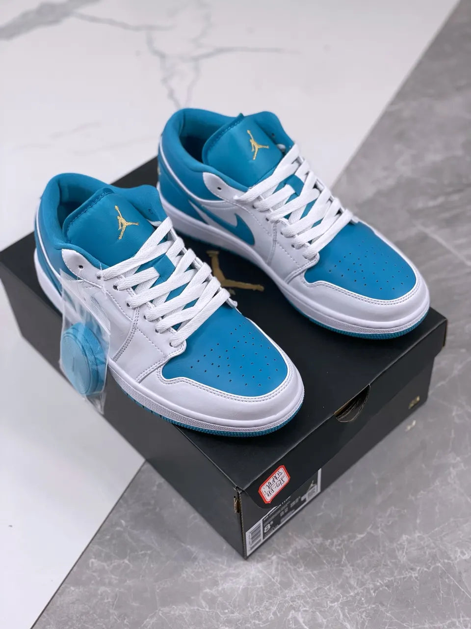 retro Air Jordan 1 Low White Teal