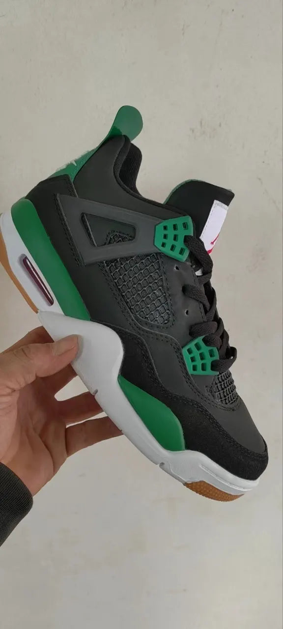 Air Jordan 4 Anthracite Green - Hình 2