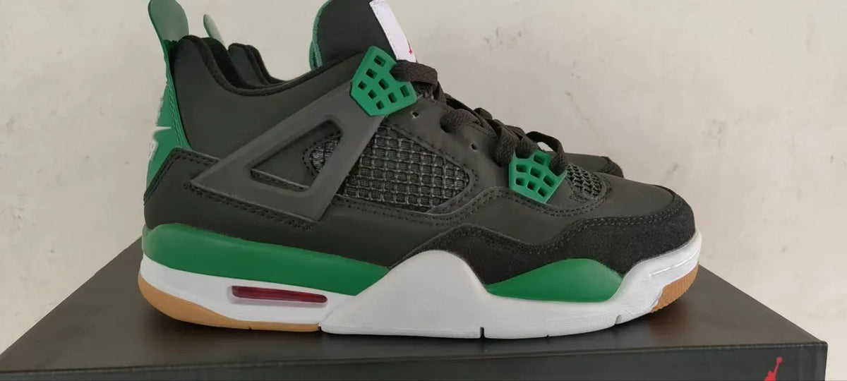 Air Jordan 4 Anthracite Green - Hình 3