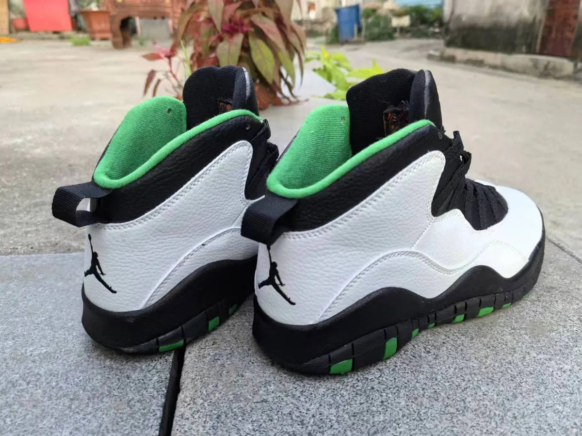 Air Jordan 10 Retro White/Green - Hình 3