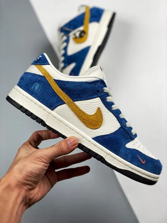 Nike Dunk Blue Suede Gold - Hình 2