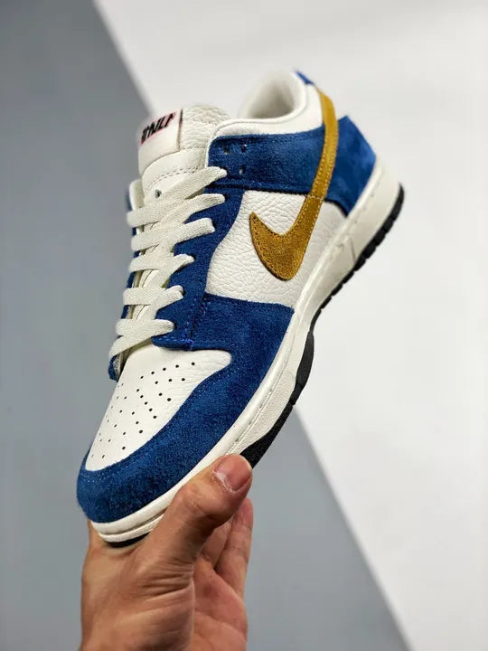 Nike Dunk Blue Suede Gold - Hình 5