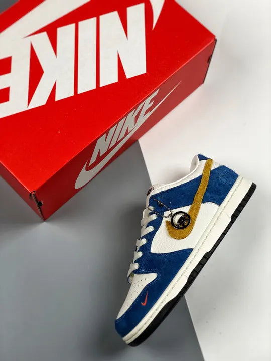 Nike Dunk Blue Suede Gold - Hình 3