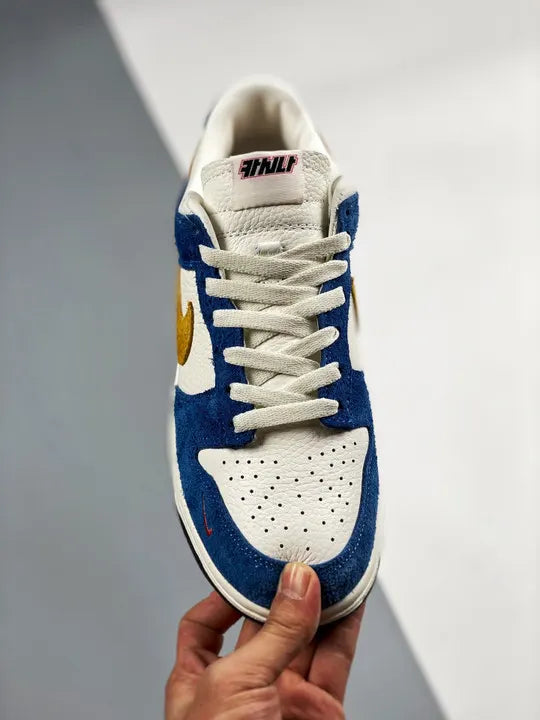 Nike Dunk Blue Suede Gold - Hình 6