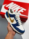 Nike Dunk Blue Suede Gold