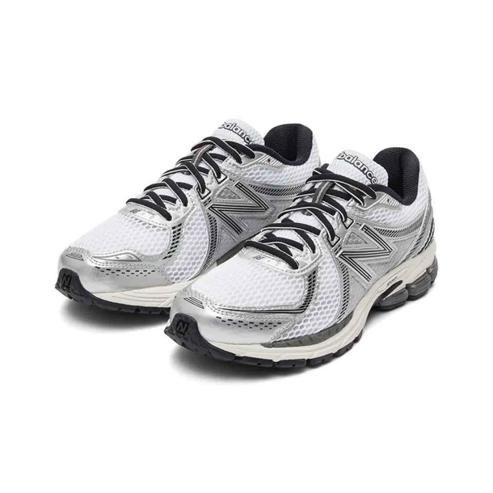 New Balance 860 White Silver
