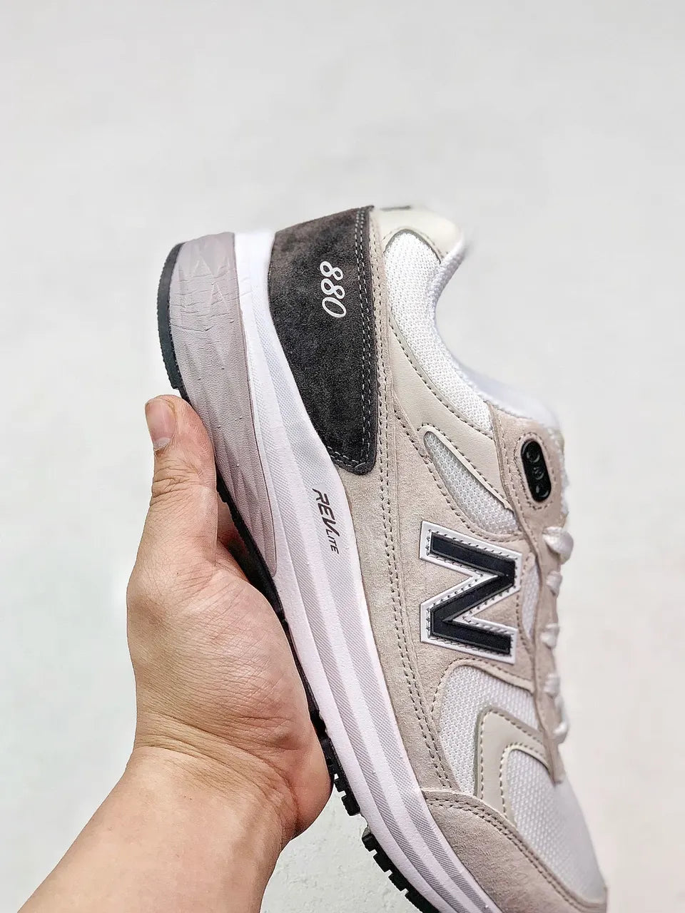New Balance 992 White Beige - Hình 5