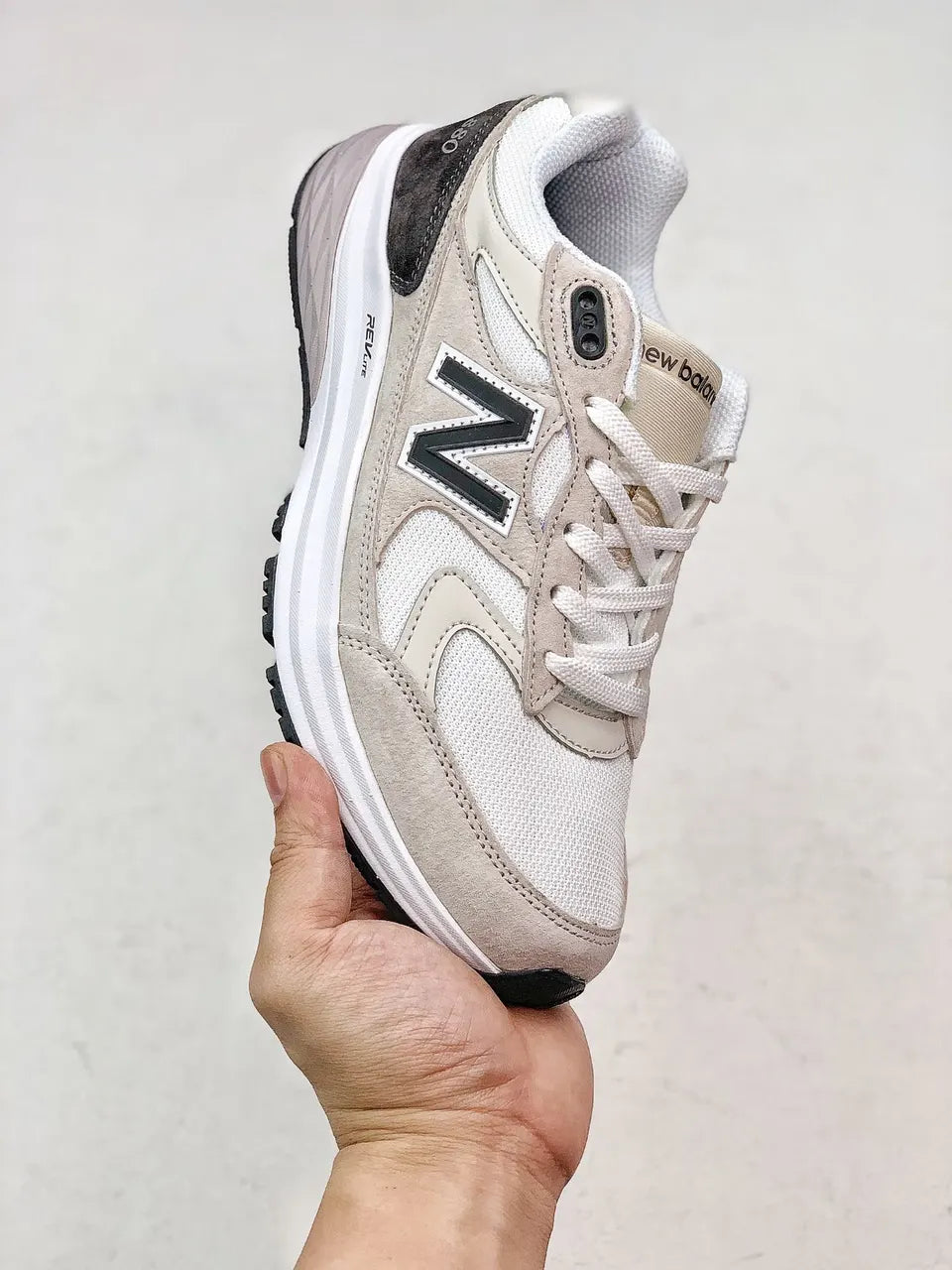 New Balance 992 White Beige - Hình 4