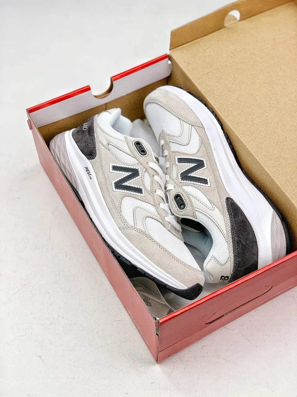 New Balance 992 White Beige - Hình 3