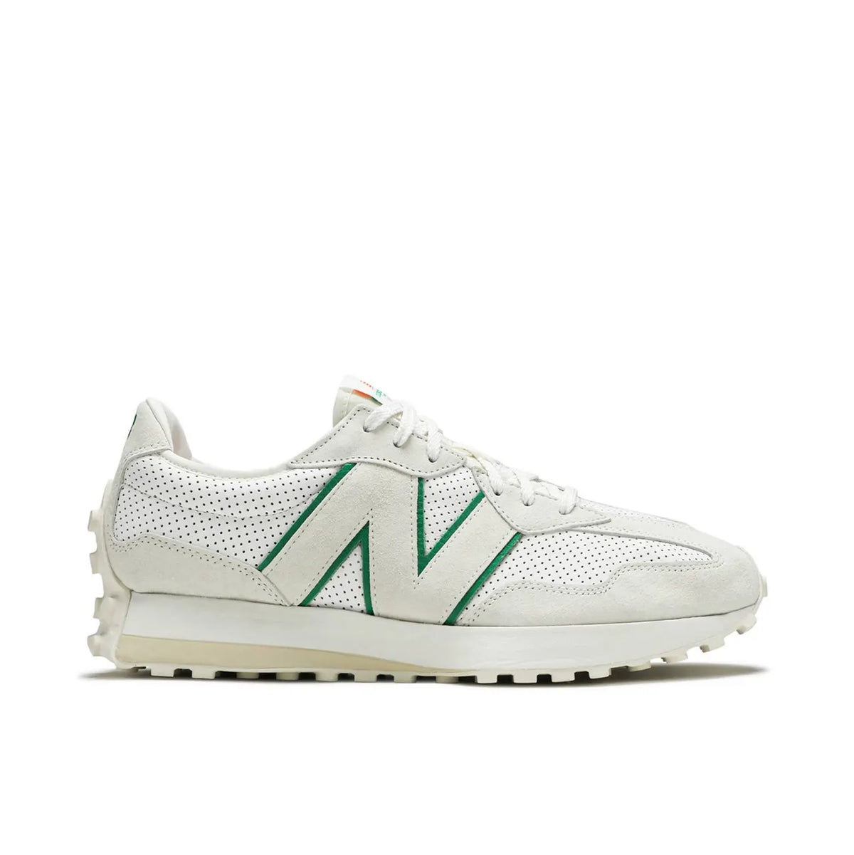 retro New Balance 327 White Green