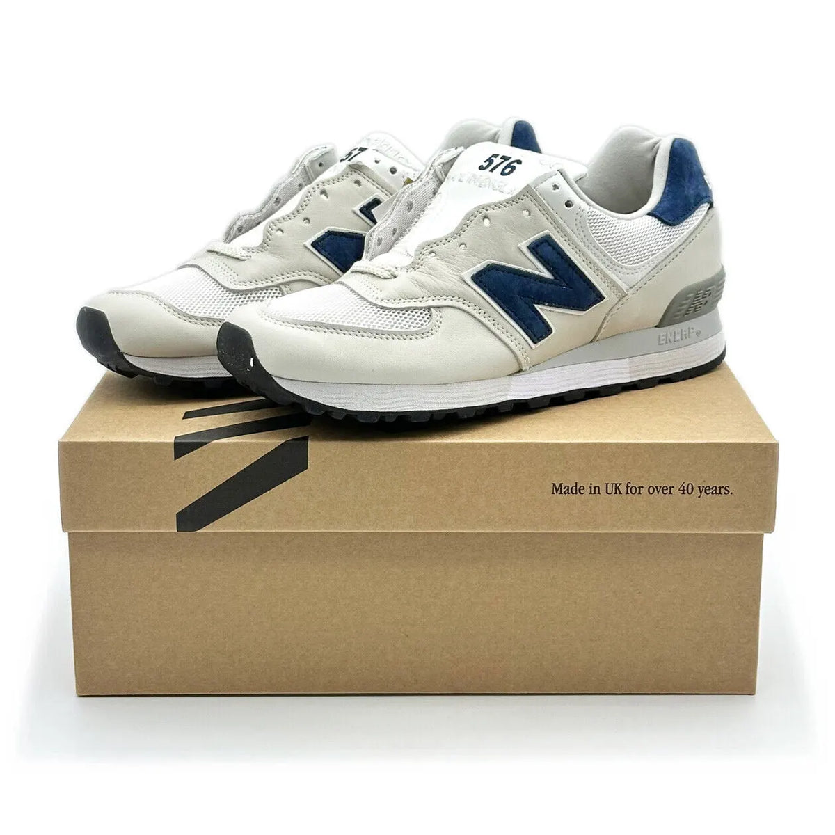 New Balance 574 Off-White Navy - Hình 2
