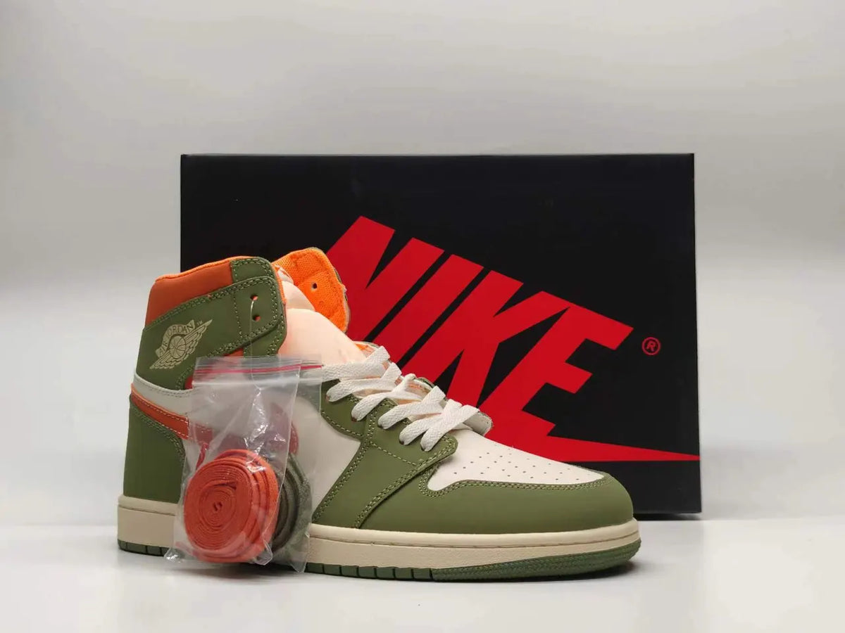 Air Jordan 1 Olive Canvas - Hình 2