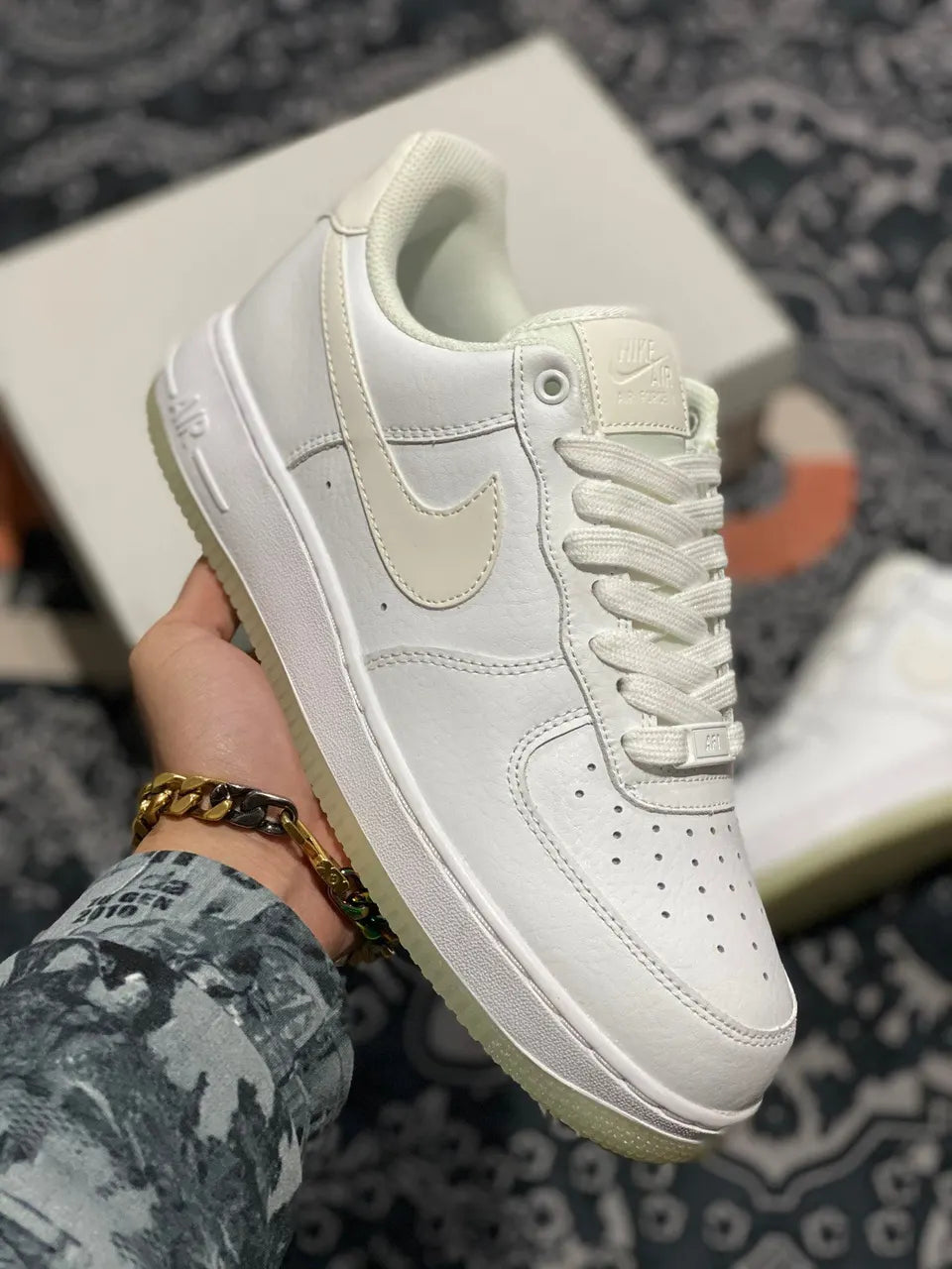Nike AF1 White Platinum
