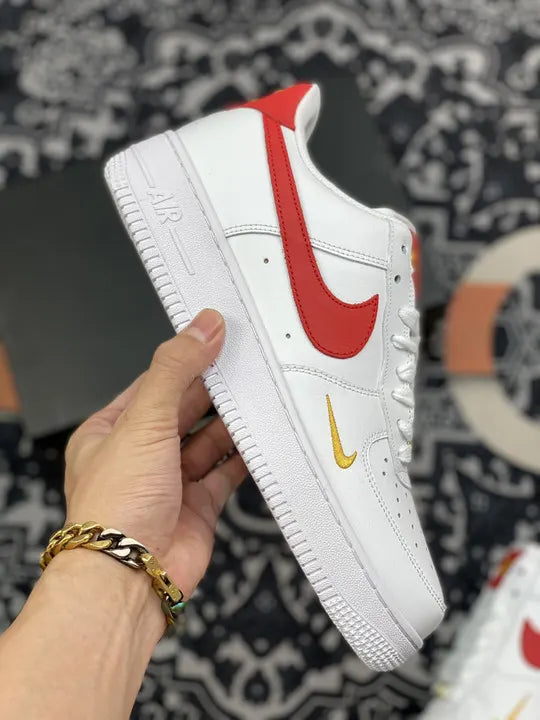 Nike AF1 White Red Gold - Hình 2