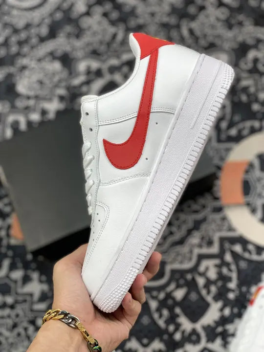 Nike AF1 White Red Gold - Hình 3