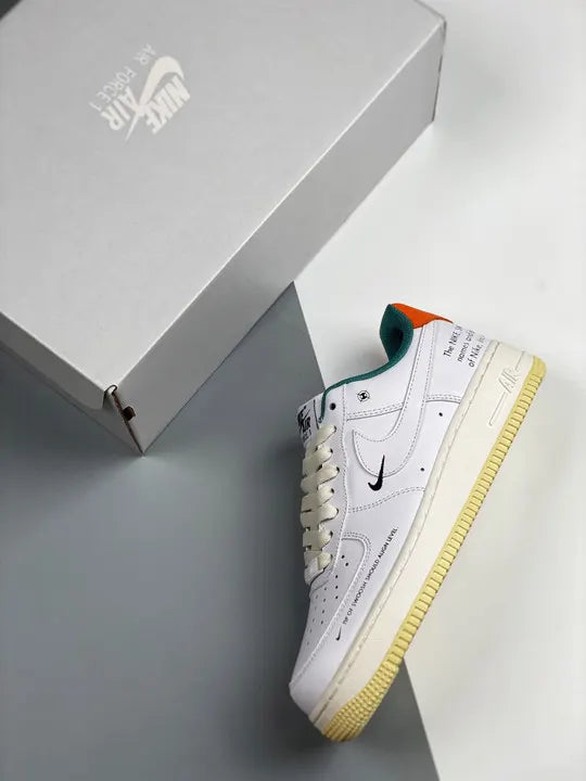 Nike AF1 LV8 White/Green/Orange - Hình 3