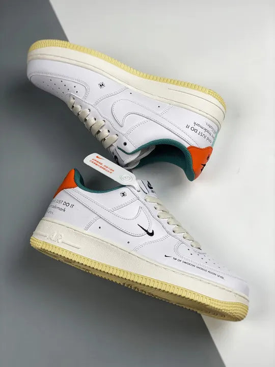 Nike AF1 LV8 White/Green/Orange - Hình 4