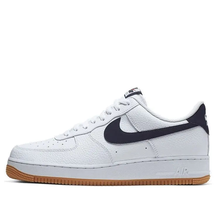 Nike AF1 White Navy Gum - Hình 2