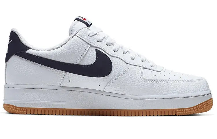 Nike AF1 White Navy Gum - Hình 3