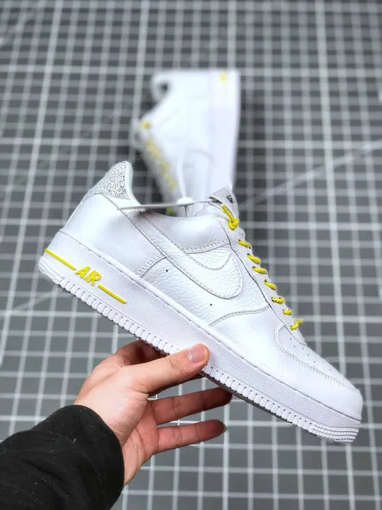Nike Air Force 1 White Yellow - Hình 4