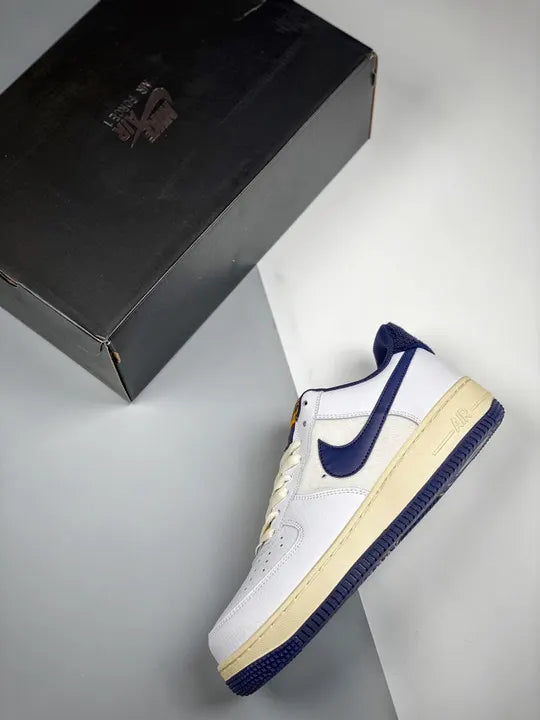 Nike Air Force 1 Cream Navy - Hình 3