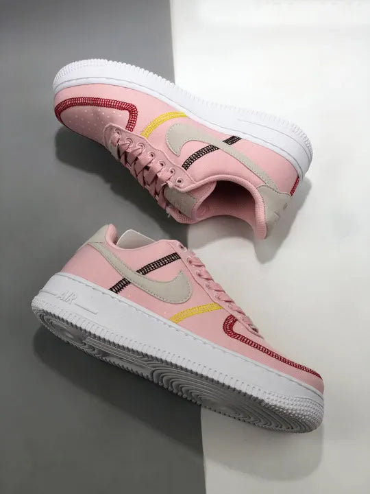 Nike AF1 Pink Canvas - Hình 3