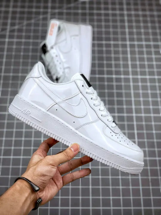 Nike Air Force 1 White Patent Leather - Hình 3