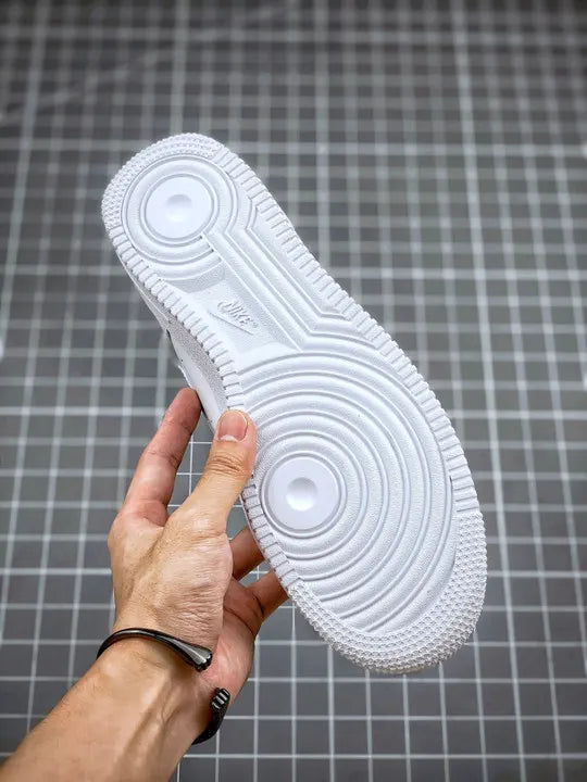 Nike Air Force 1 White Patent Leather - Hình 5