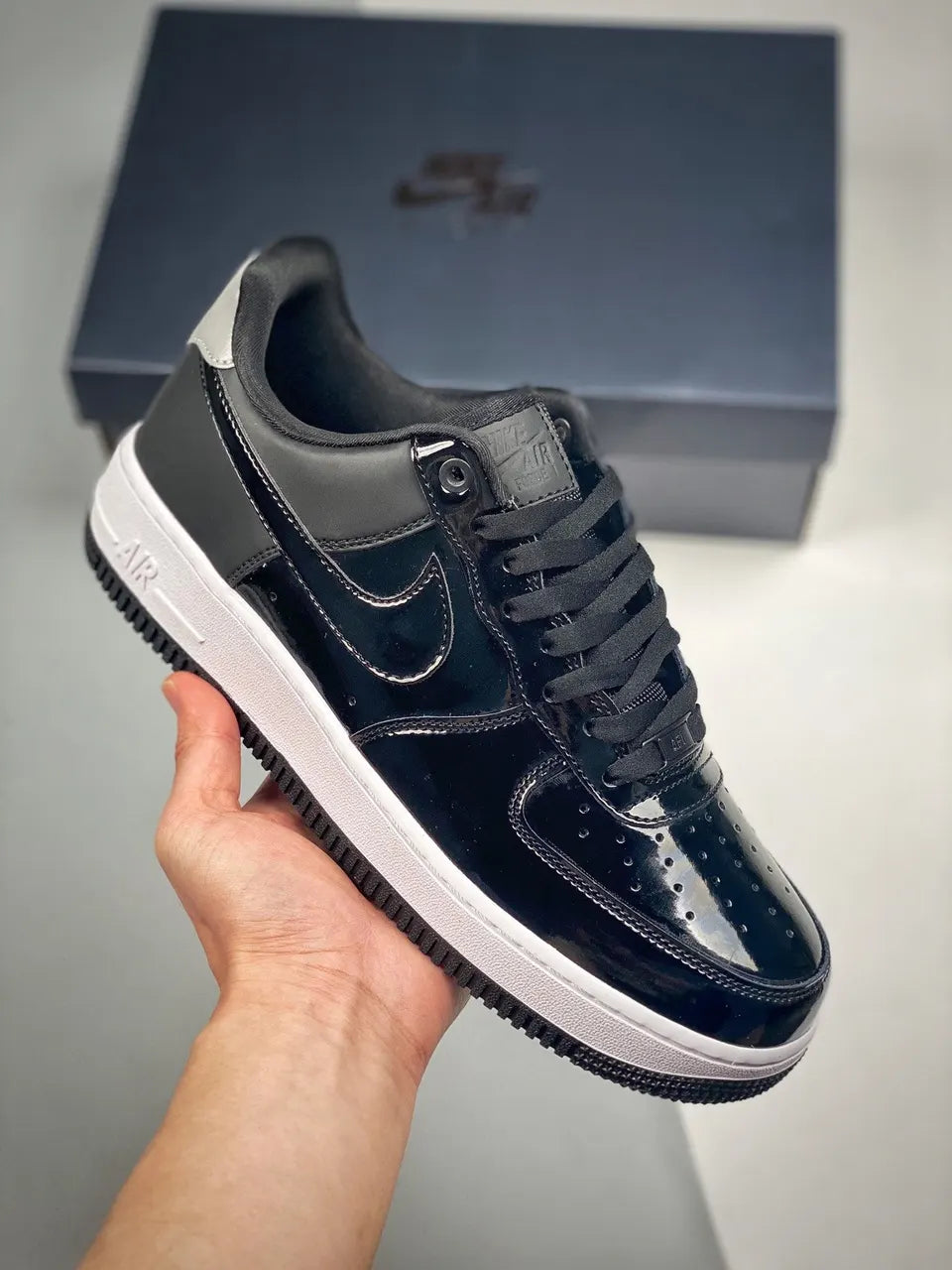 Nike AF1 Black Patent Leather