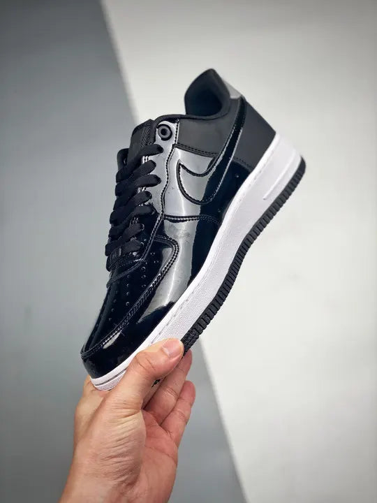 Nike AF1 Black Patent Leather - Hình 5