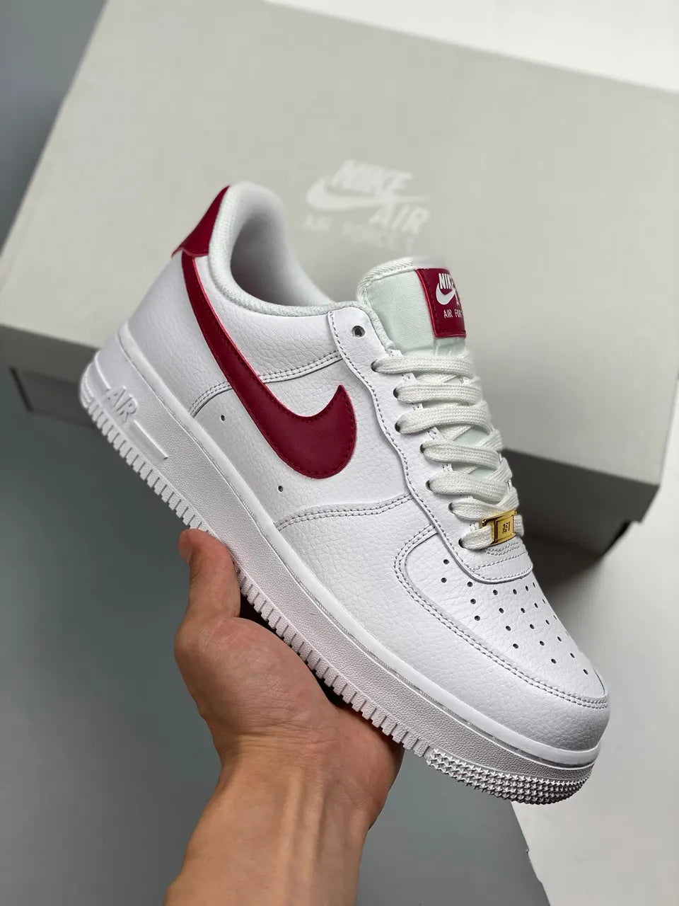 Air Force 1 Burgundy Swoosh