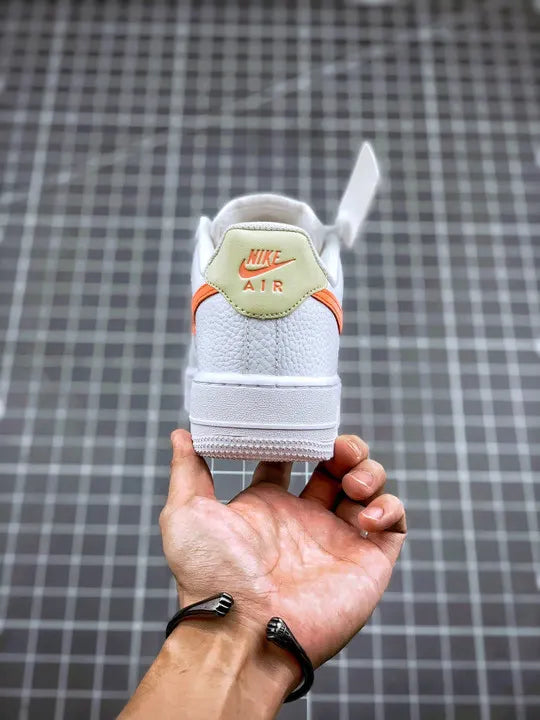 premium Nike Air Force 1 Low White Orange - Hình 7