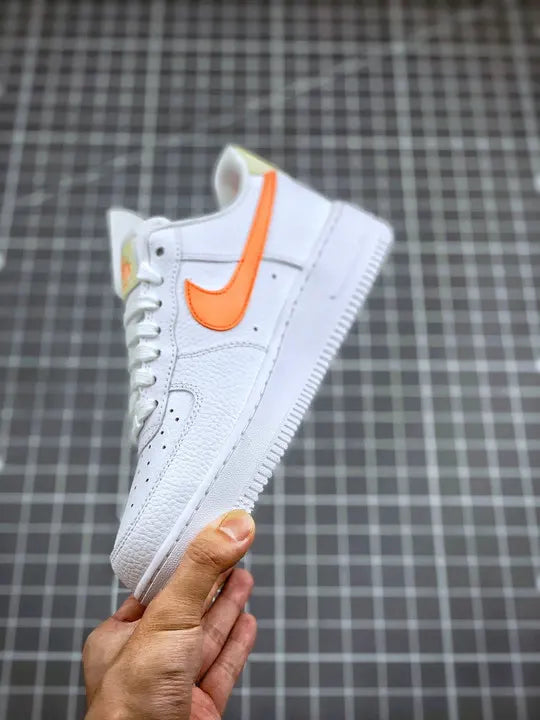 premium Nike Air Force 1 Low White Orange - Hình 5
