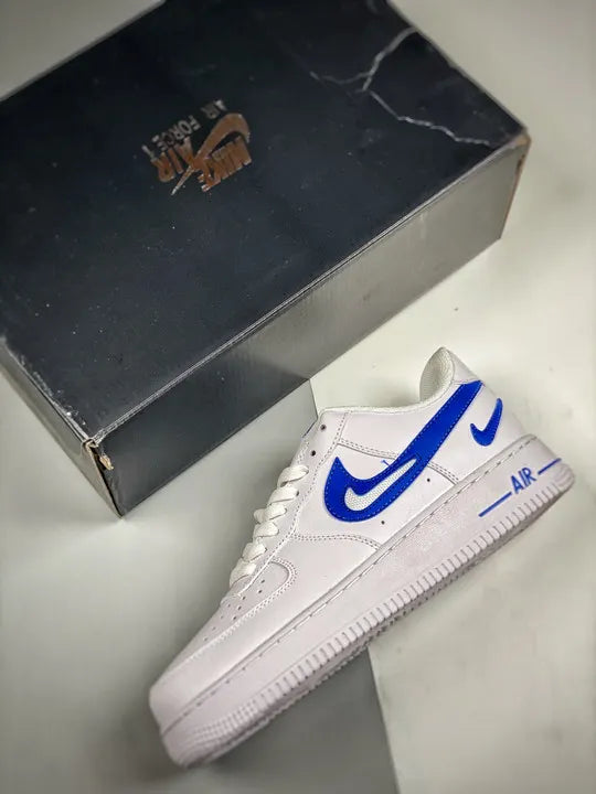 iconic Nike Air Force 1 White Royal - Hình 3