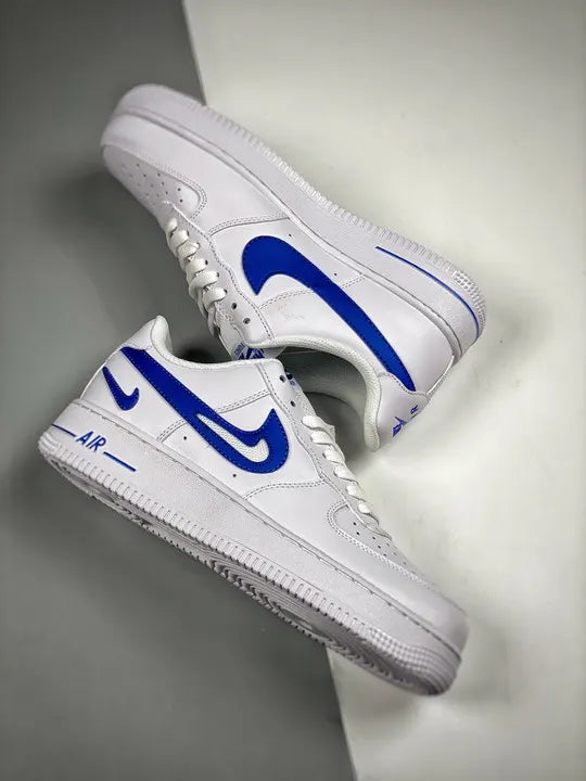 iconic Nike Air Force 1 White Royal - Hình 4