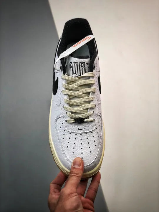 Nike AF1 White Black Gum - Hình 6