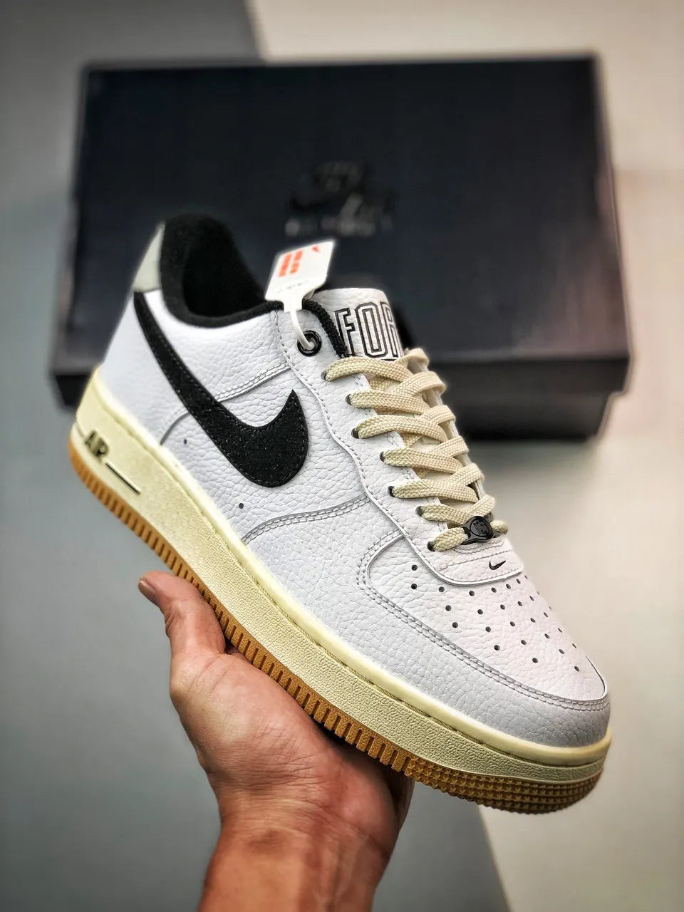 Nike AF1 White Black Gum