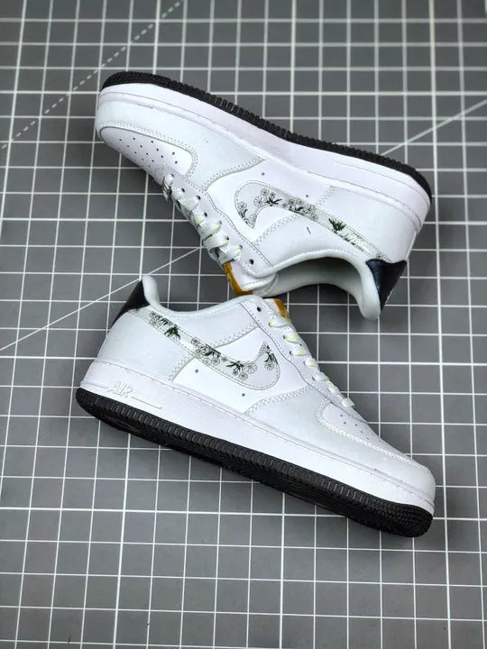 Nike AF1 Floral White/Green - Hình 8