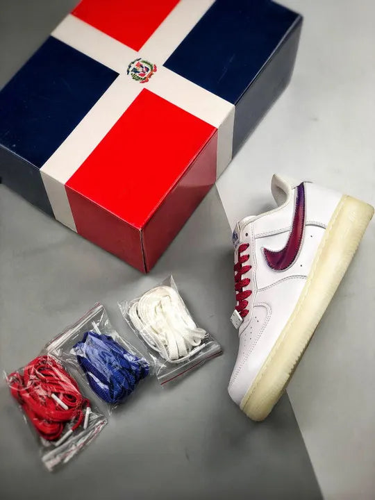 Nike AF1 DR White Red - Hình 4